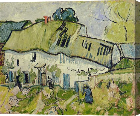 Vincent van Gogh The Farm in Summer Stretched Canvas Painting / Canvas Art