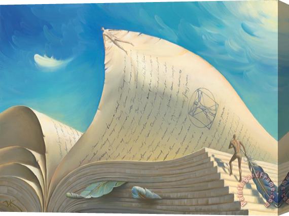 Vladimir Kush Ascent of The Spirit Stretched Canvas Painting / Canvas Art