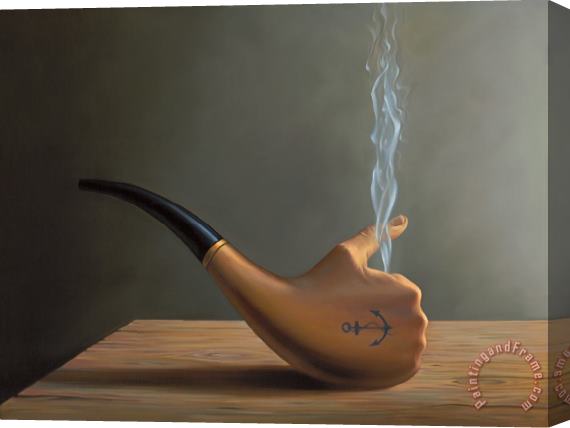 Vladimir Kush Captain Drake's Pipe Stretched Canvas Painting / Canvas Art