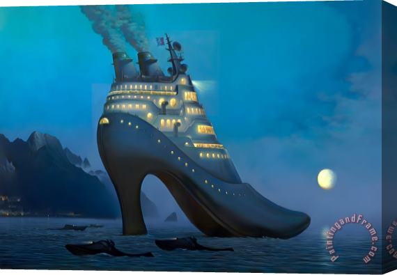 Vladimir Kush Cruise of Cinderella Stretched Canvas Painting / Canvas Art