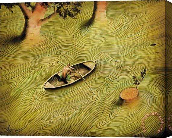 Vladimir Kush Current Stretched Canvas Painting / Canvas Art