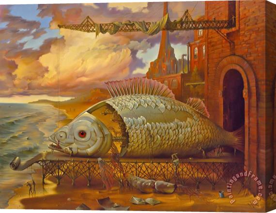 Vladimir Kush Deep Sea Project Stretched Canvas Print / Canvas Art