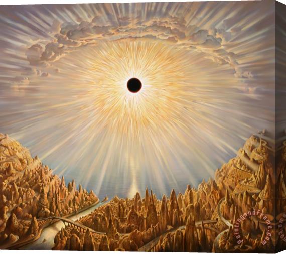 Vladimir Kush Eclipse Stretched Canvas Painting / Canvas Art