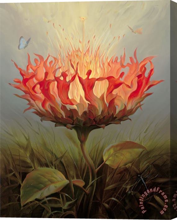 Vladimir Kush Fiery Dance Stretched Canvas Painting / Canvas Art