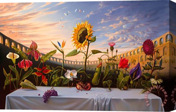 Vladimir Kush Last Supper Stretched Canvas Print / Canvas Art