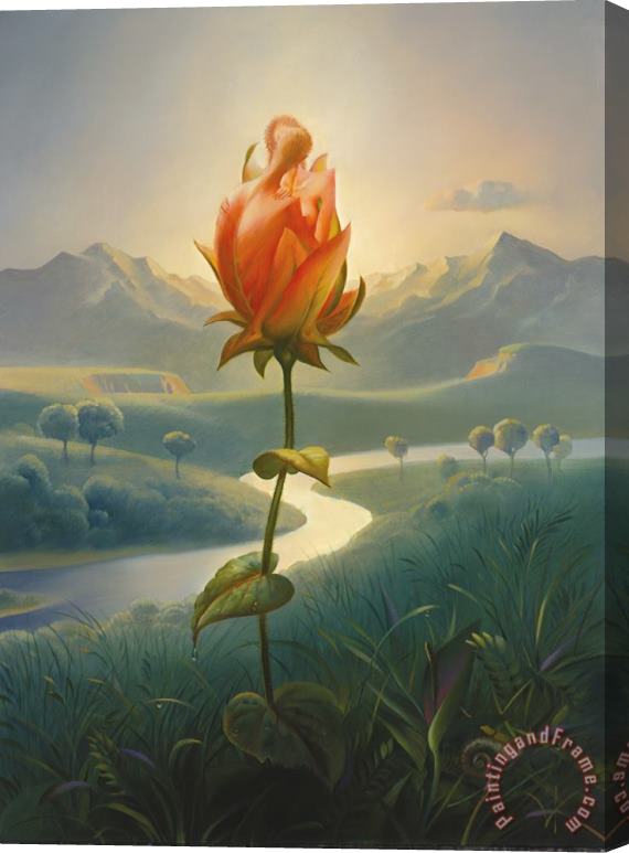 Vladimir Kush Morning Blossom Stretched Canvas Painting / Canvas Art
