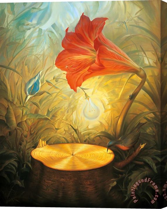 Vladimir Kush Music of The Woods Stretched Canvas Print / Canvas Art