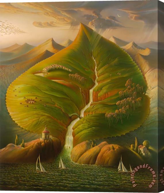 Vladimir Kush Ocean Sprouts Stretched Canvas Print / Canvas Art