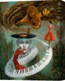 Stretched Canvas Painted