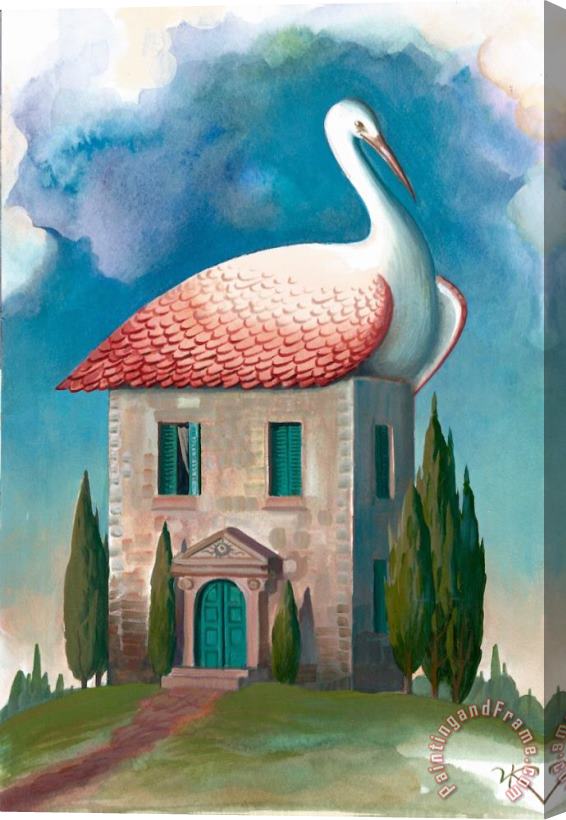 Vladimir Kush Tuscan Nest Stretched Canvas Print / Canvas Art