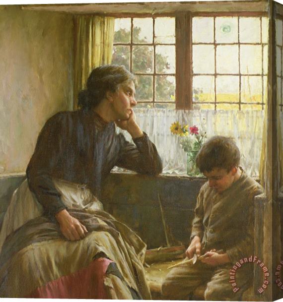 Walter Langley Tender Grace of a Day that is Dead Stretched Canvas Painting / Canvas Art