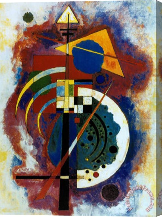 Wassily Kandinsky Hommage a Grohmann Stretched Canvas Print / Canvas Art