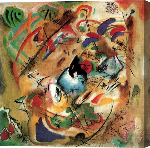 Wassily Kandinsky Improvisation Dreamy 1913 Stretched Canvas Painting / Canvas Art