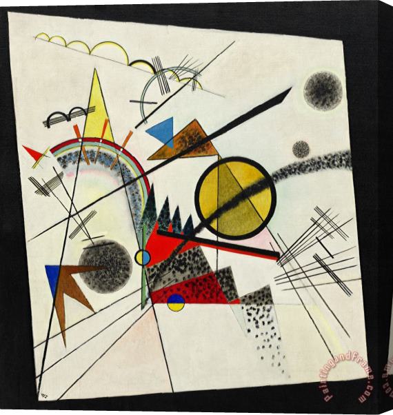 Wassily Kandinsky In The Black Square Stretched Canvas Print / Canvas Art