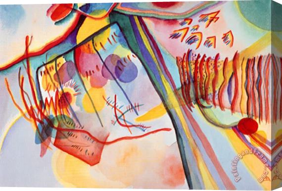Wassily Kandinsky Komposition C 1911 Stretched Canvas Print / Canvas Art