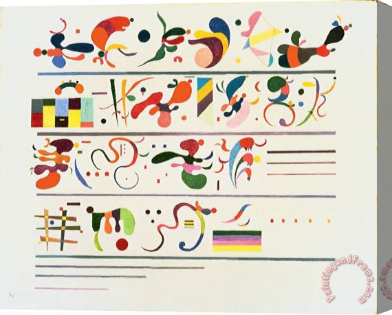 Wassily Kandinsky Succession 1935 Stretched Canvas Print / Canvas Art