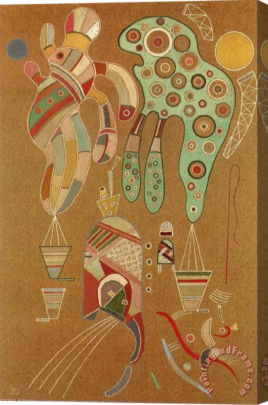 Wassily Kandinsky Untitled 1941 1 Stretched Canvas Painting / Canvas Art