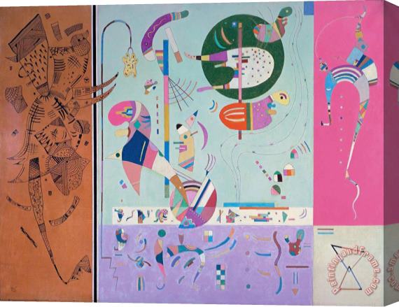 Wassily Kandinsky Various Parts 1940 Stretched Canvas Painting / Canvas Art