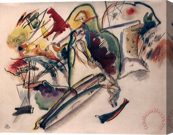 Wassily Kandinsky Watercolor No. 13, 1913 Stretched Canvas Print / Canvas Art