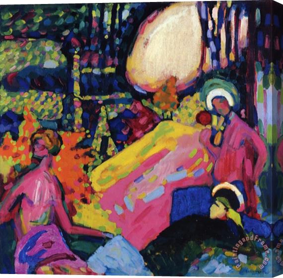 Wassily Kandinsky White Sound 1908 Stretched Canvas Painting / Canvas Art