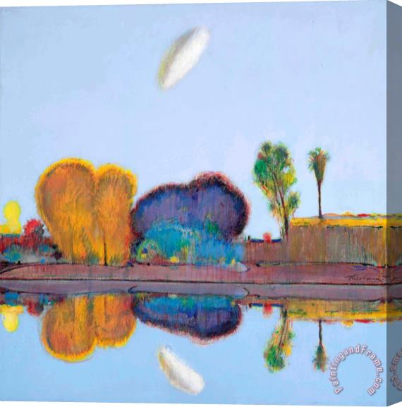 Wayne Thiebaud Reflected Landscape, 1968 Stretched Canvas Print / Canvas Art