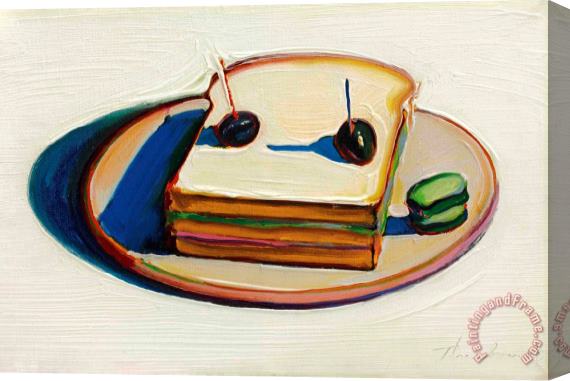 Wayne Thiebaud Sandwich, 1963 Stretched Canvas Print / Canvas Art