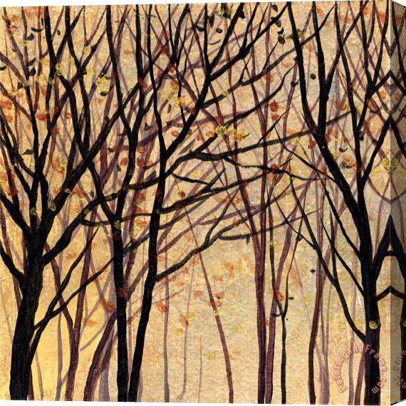 Wendy Kroeker Moon Shadow Trees 1 Stretched Canvas Painting / Canvas Art