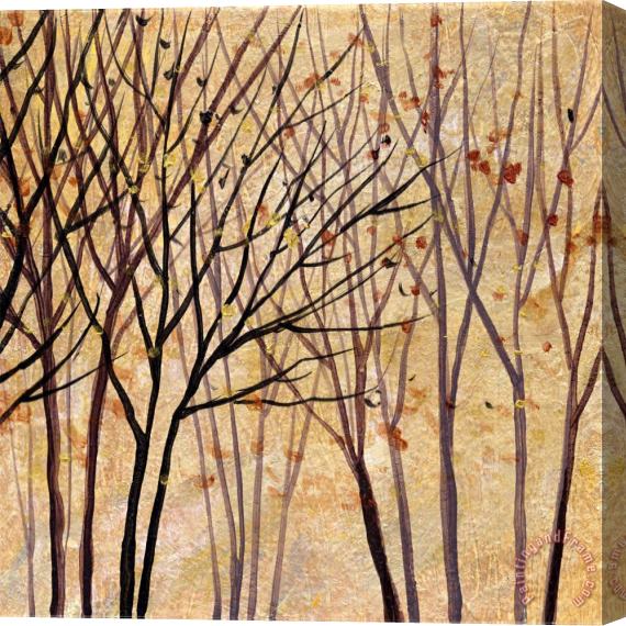 Wendy Kroeker Moon Shadow Trees 2 Stretched Canvas Painting / Canvas Art