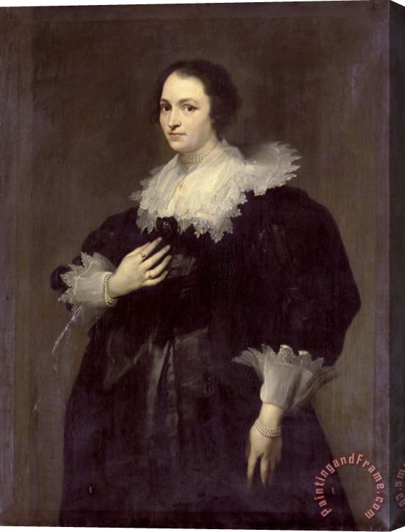 Willem Bartel van der Kooi The Wife of Sebastiaan Leerse Stretched Canvas Painting / Canvas Art