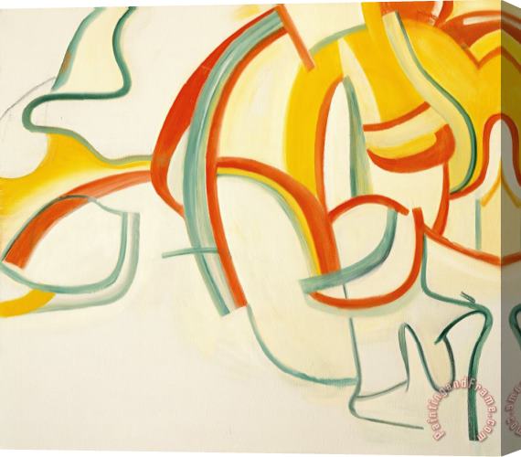 Willem De Kooning Untitled V, 1986 Stretched Canvas Painting / Canvas Art