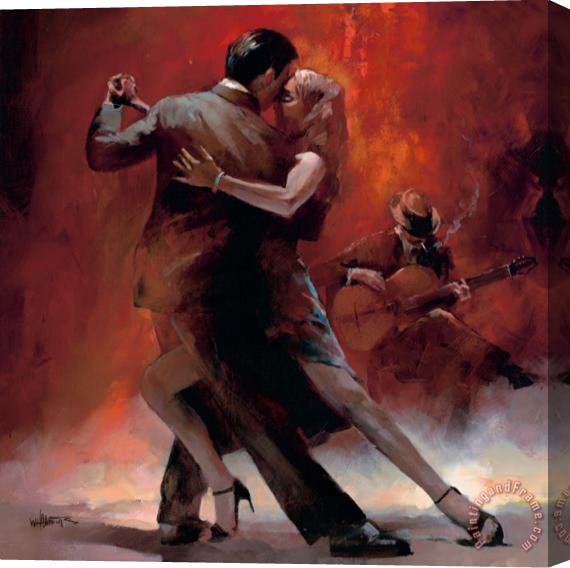 willem haenraets Tango Argentino Ii Stretched Canvas Print / Canvas Art