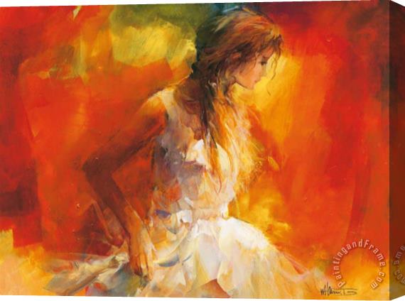 willem haenraets Young Girl I Stretched Canvas Painting / Canvas Art
