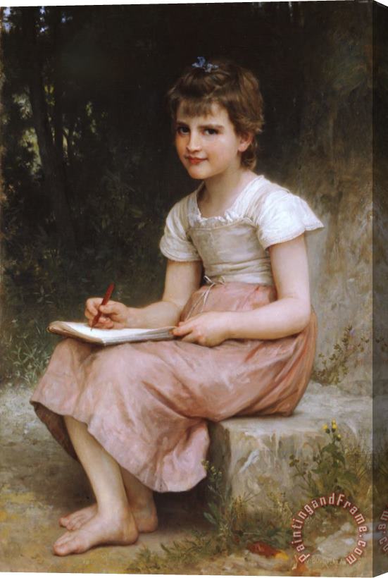 William Adolphe Bouguereau A Calling Stretched Canvas Print / Canvas Art