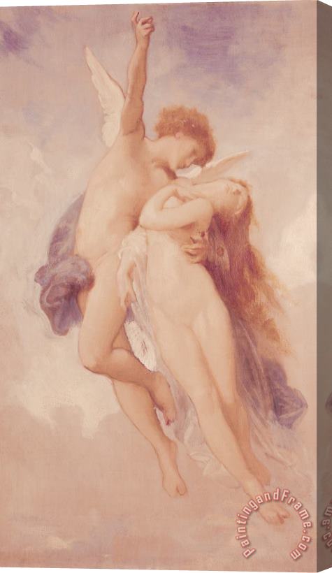 William Adolphe Bouguereau Cupid and Psyche Stretched Canvas Print / Canvas Art