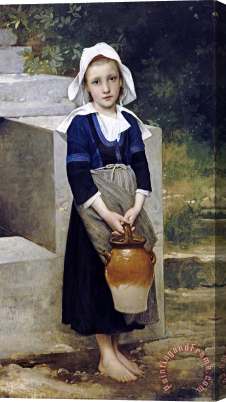 William Adolphe Bouguereau La Fille D'eau Stretched Canvas Painting / Canvas Art