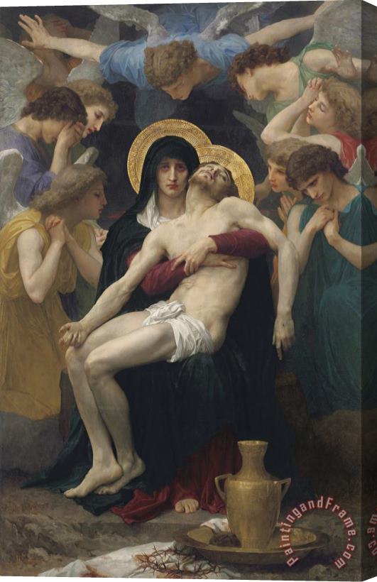 William Adolphe Bouguereau Pieta Stretched Canvas Painting / Canvas Art
