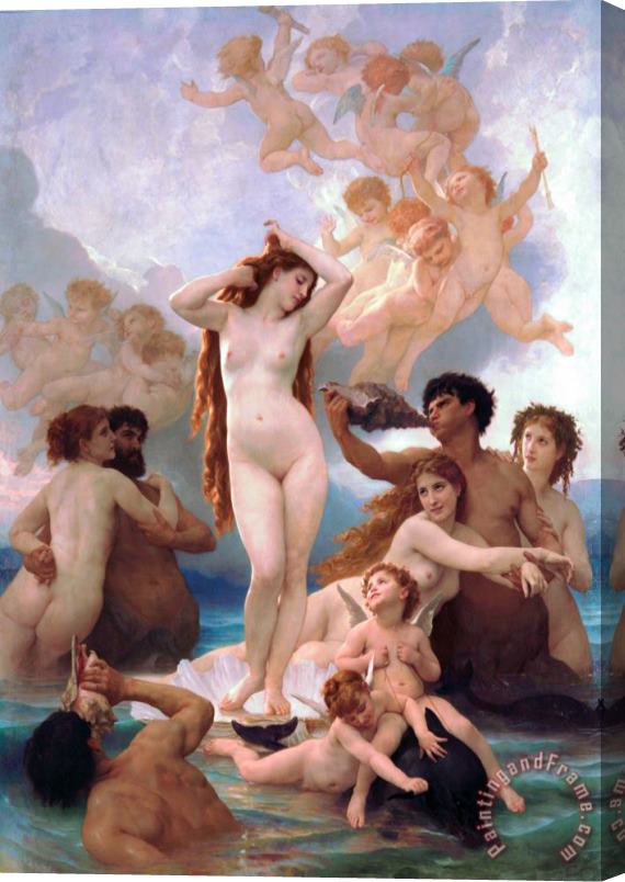 William Adolphe Bouguereau The Birth Of Venus Stretched Canvas Painting / Canvas Art