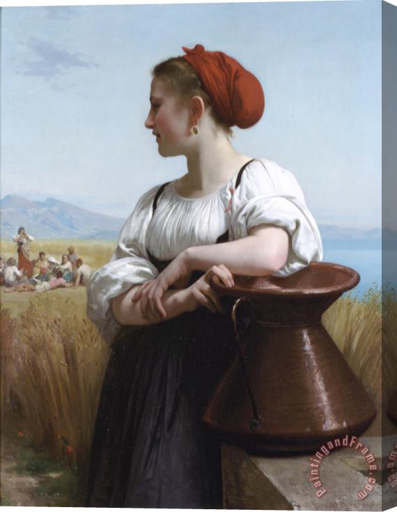 William Adolphe Bouguereau The Harvester Stretched Canvas Painting / Canvas Art