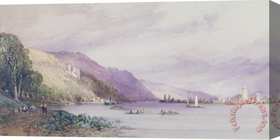 William Callow On the Rhine Stretched Canvas Print / Canvas Art