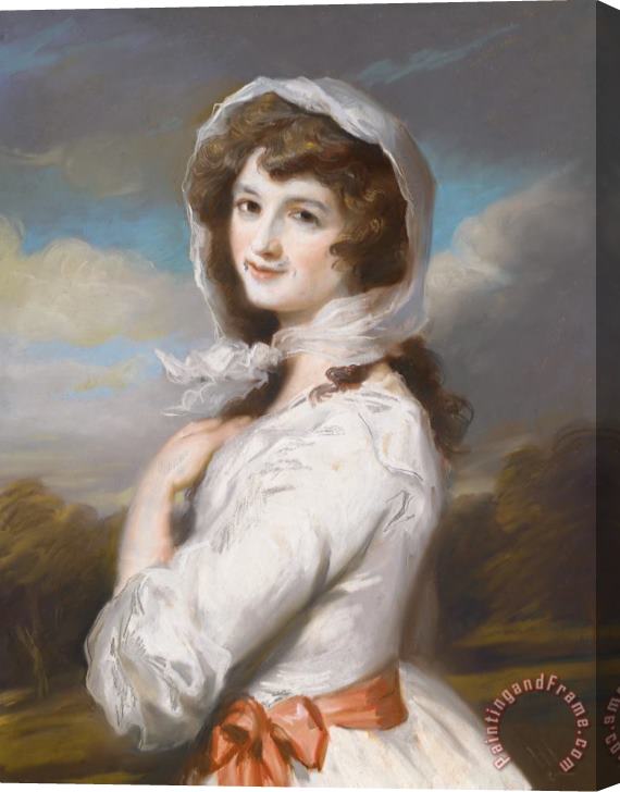 William Hamilton Miss Adelaide Paine Stretched Canvas Print / Canvas Art