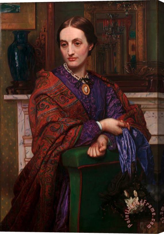 William Holman Hunt Fanny Waugh Hunt Stretched Canvas Painting / Canvas Art
