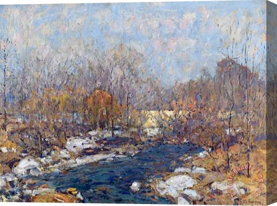 William J. Forsyth The Bridge (garfield Park) Stretched Canvas Painting / Canvas Art