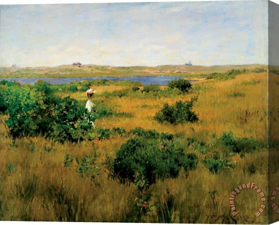 William Merritt Chase Summer at Shinnecock Hills Stretched Canvas Print / Canvas Art