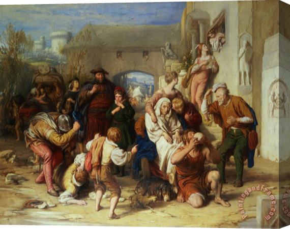 William Mulready The Seven Ages of Man Stretched Canvas Print / Canvas Art