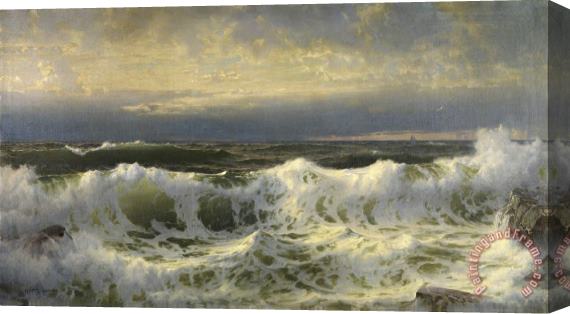 William Trost Richards Along The Shore Stretched Canvas Painting / Canvas Art