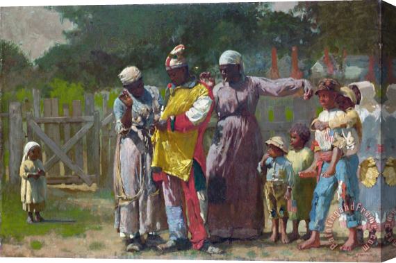 Winslow Homer Dressing for The Carnival Stretched Canvas Print / Canvas Art