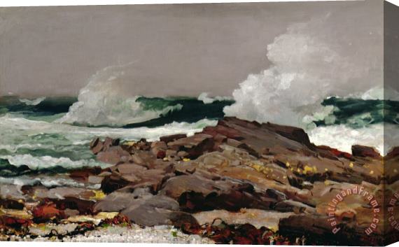 Winslow Homer Eastern Point Stretched Canvas Painting / Canvas Art