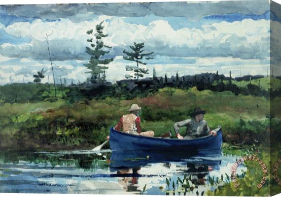 Winslow Homer The Blue Boat Stretched Canvas Print / Canvas Art