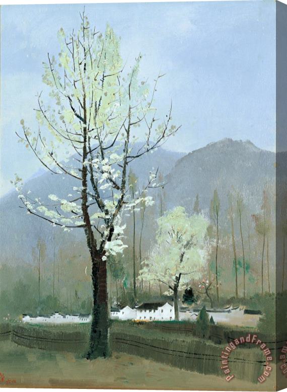 Wu Guanzhong Pear Tree, 1964 Stretched Canvas Painting / Canvas Art