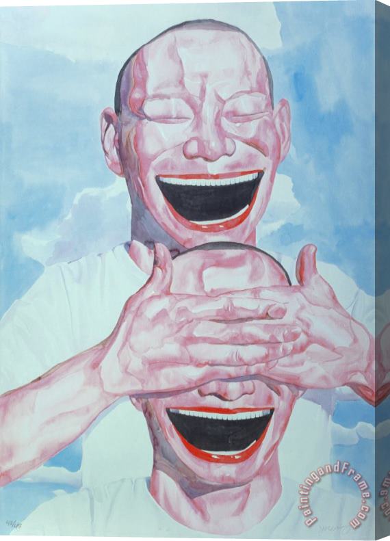 Yue Minjun Untitled (smile Ism No. 1), 2006 Stretched Canvas Print / Canvas Art